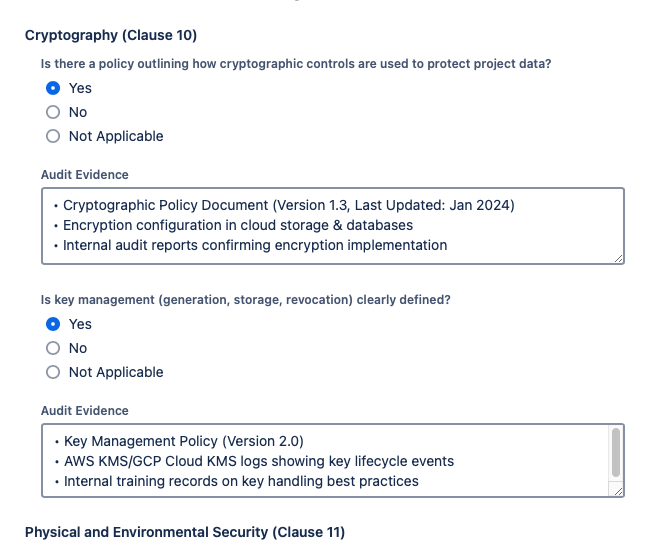 security checklist